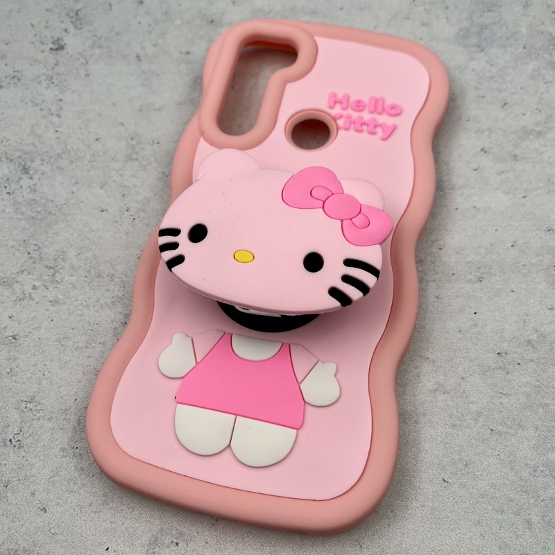 قاب گوشی Redmi Note 8 / Redmi Note 8 2021 شیائومی Toy Case عروسکی سیلیکونی پاپ سوکتی ضد ضربه طرح هلو کیتی کد 80229 - Image 2