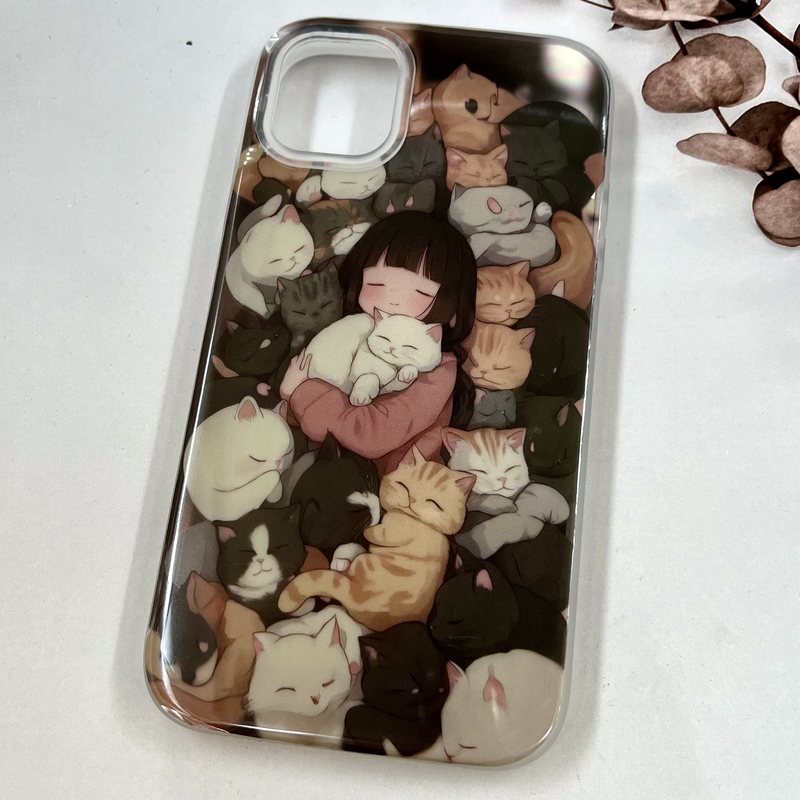 قاب گوشی iPhone 11 آیفون 3D Lux Case سه بعدی اسپرت ضد ضربه طرح Cat Girl کد 81319 - Image 2