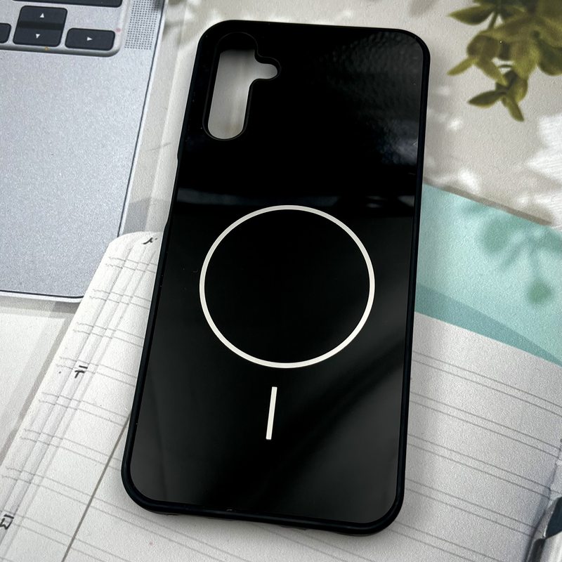 قاب گوشی Galaxy A14 سامسونگ PVD CASE طرح مگ سیف Magsafe اسپرت لنز برجسته مشکی کد 81941 - Image 2