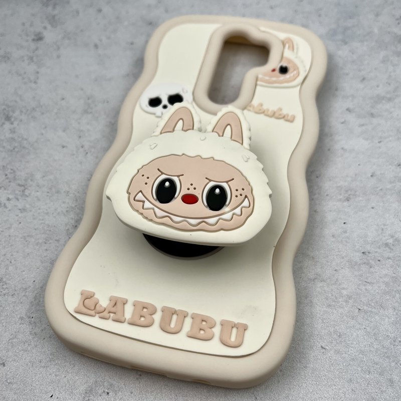 قاب گوشی Redmi Note 8 Pro شیائومی Toy Case عروسکی سیلیکونی پاپ سوکتی ضد ضربه طرح لبوبو کرمی کد 84410 - Image 2
