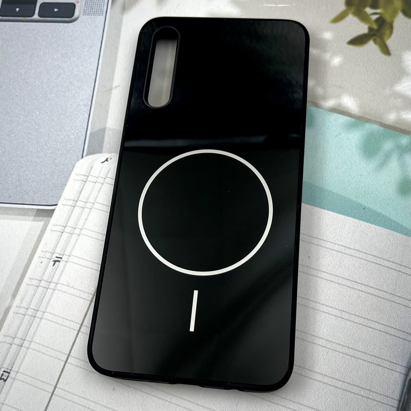 قاب گوشی Galaxy A30S / Galaxy A50S / Galaxy A50 سامسونگ PVD CASE طرح مگ سیف Magsafe اسپرت لنز برجسته مشکی کد 86235 - Image 2