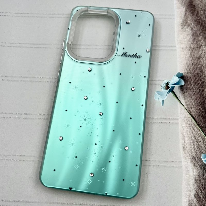 قاب گوشی Poco X7 Pro شیائومی Star Case کهکشانی نگین برجسته لوکس طرح موج کد 89387 - Image 2