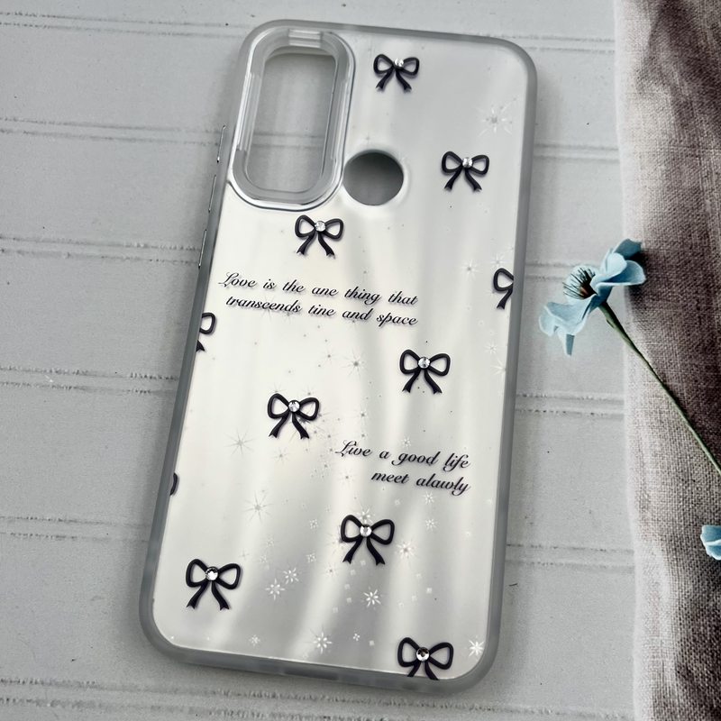 قاب گوشی Redmi Note 8 / Redmi Note 8 2021 شیائومی Star Case کهکشانی نگین برجسته لوکس طرح پاپیون کد 90683 - Image 2