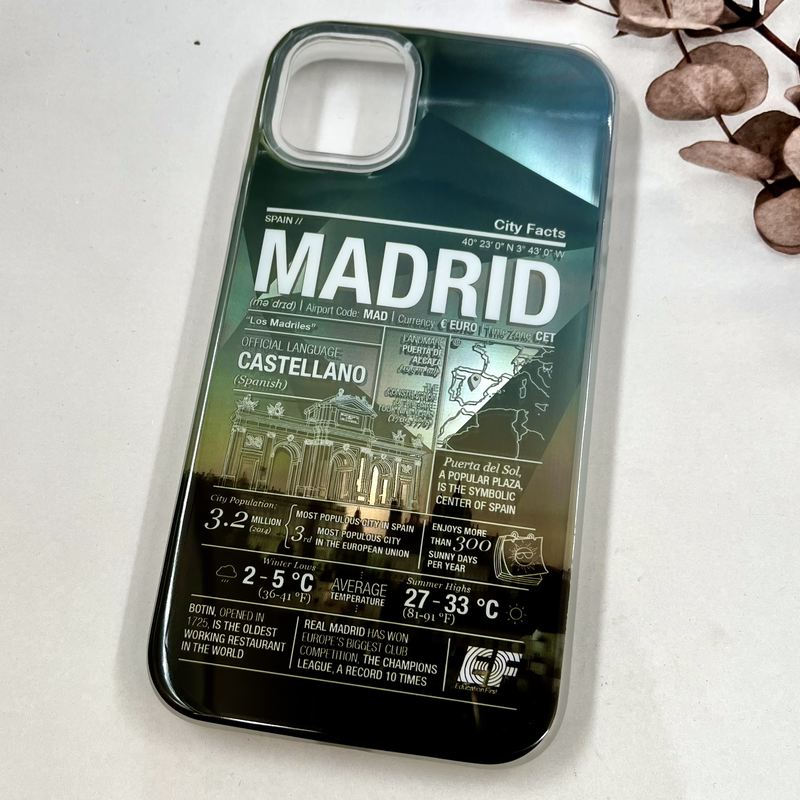 قاب گوشی iPhone 11 آیفون 3D Lux Case سه بعدی اسپرت ضد ضربه طرح Madrid کد 91308 - Image 2