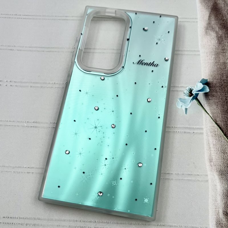 قاب گوشی Galaxy S24 Ultra سامسونگ Star Case کهکشانی نگین برجسته لوکس طرح موج کد 93675 - Image 2