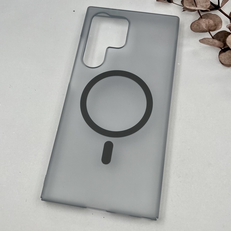 قاب گوشی Galaxy S24 Ultra سامسونگ Premium Case مات Slim مگ سیف Magsafe اورجینال تیتانیوم کد 95262 - Image 2