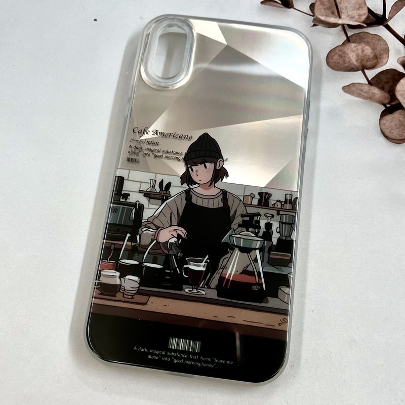 قاب گوشی iPhone X / iPhone XS آیفون 3D Lux Case سه بعدی اسپرت ضد ضربه طرح Barista Girl کد 95828 - Image 2