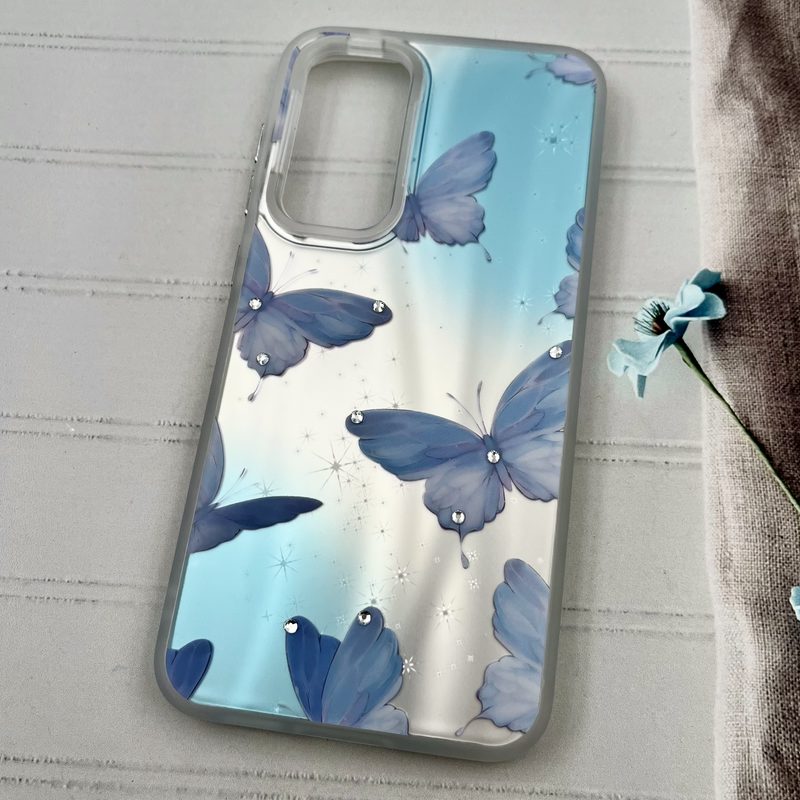 قاب گوشی Galaxy S23 FE سامسونگ Star Case کهکشانی نگین برجسته لوکس طرح پروانه کد 97221 - Image 2