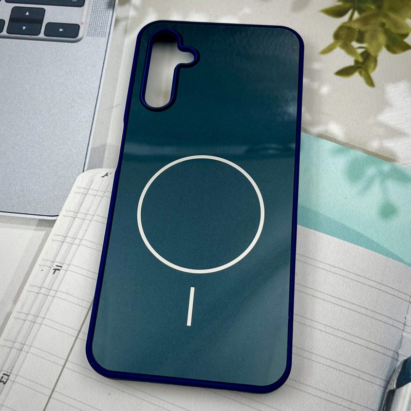 قاب گوشی Galaxy A14 سامسونگ PVD CASE طرح مگ سیف Magsafe اسپرت لنز برجسته سرمه ای کد 98493 - Image 2