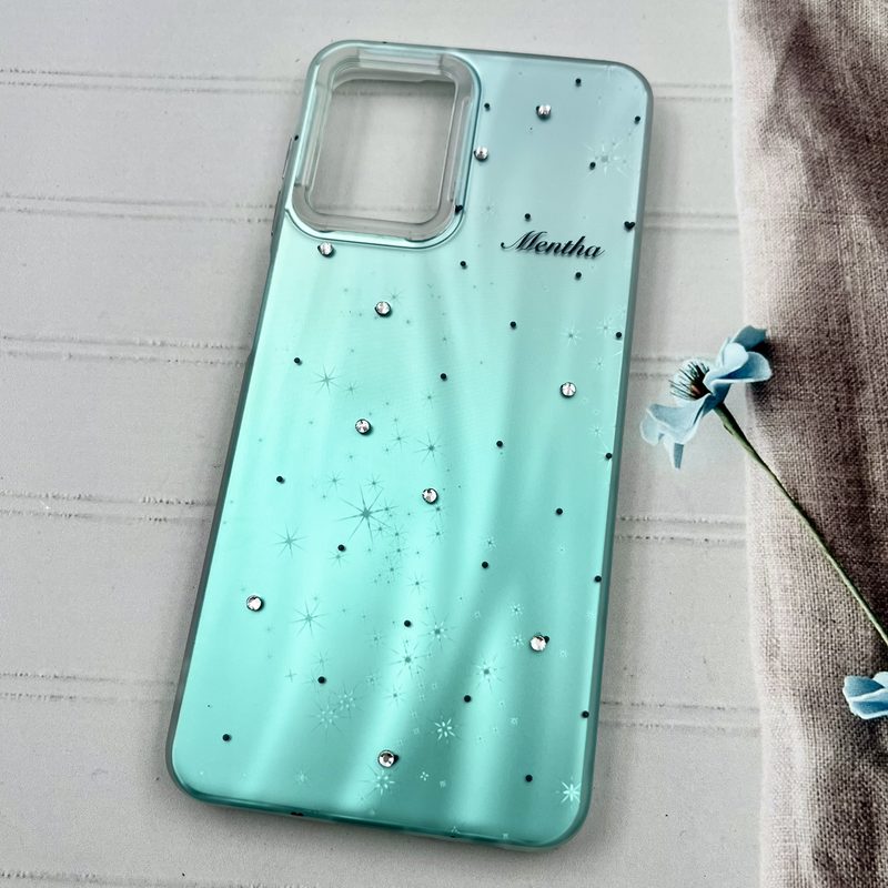 قاب گوشی Galaxy A22 4G / Galaxy M32 4G سامسونگ Star Case کهکشانی نگین برجسته لوکس طرح موج کد 98638 - Image 2