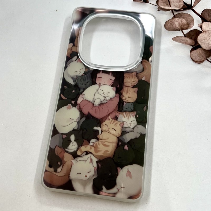 قاب گوشی Redmi Note 14 Pro 4G شیائومی 3D Lux Case سه بعدی اسپرت ضد ضربه طرح Cat Girl کد 98667 - Image 2