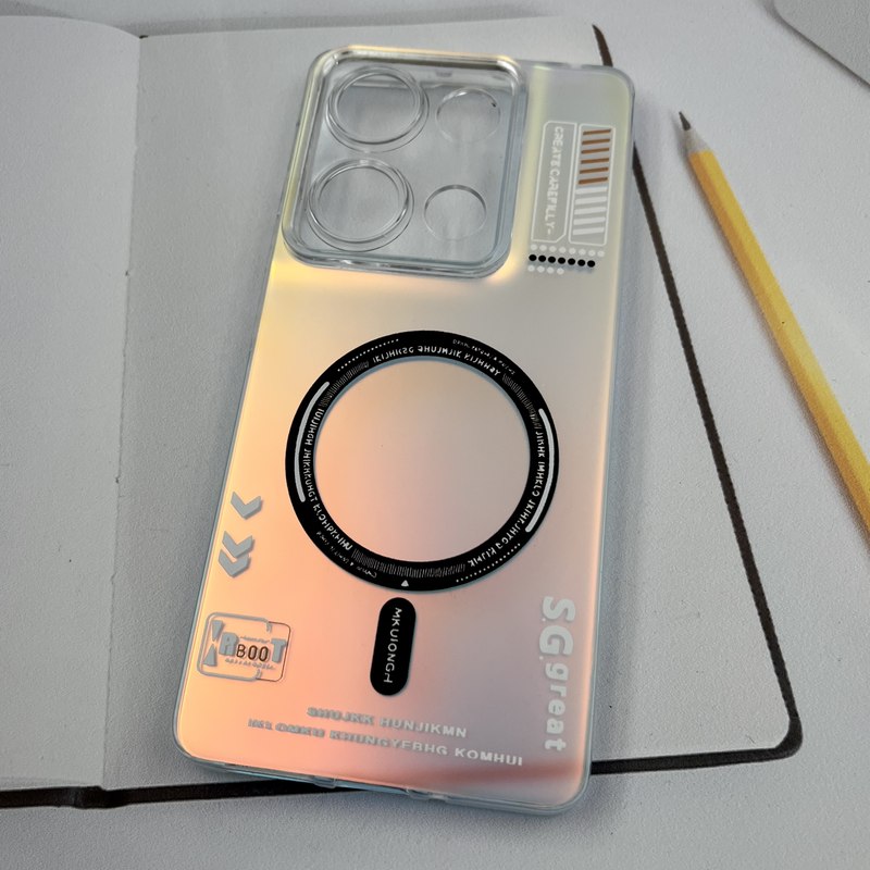 قاب گوشی Redmi Note 14S / Redmi Note 13 Pro 4G / Poco M6 Pro 4G شیائومی New So Cool اورجینال طرح مگ سیف Magsafe اسپرت RT محافظ لنز دار هولوگرامی کد 14748 - Image 2