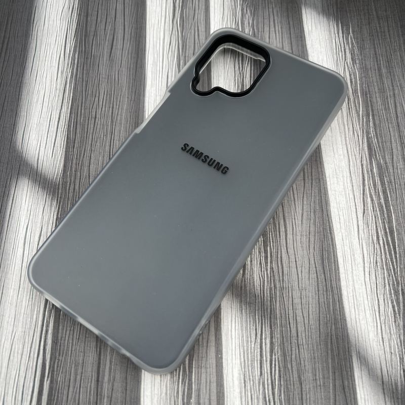 قاب گوشی Galaxy A22 4G / Galaxy M32 4G سامسونگ Pastel Case پاستلی لوگو دار ضد ضربه لنز برجسته مشکی کد 16087 - Image 2