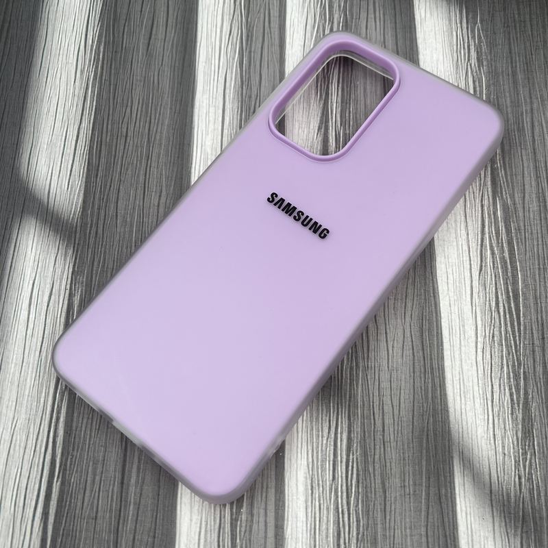 قاب گوشی Galaxy A33 سامسونگ Pastel Case پاستلی لوگو دار ضد ضربه لنز برجسته یاسی کد 26285 - Image 2