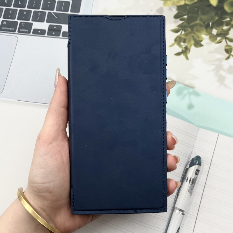 کیف گوشی Galaxy S23 Ultra سامسونگ الکترو استاتیک Wallet Case مگ سیف Magsafe اورجینال محافظ لنز دار گلسی سرمه ای کد 28253 - Image 2