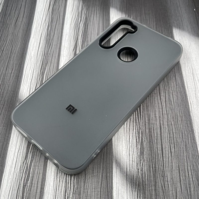 قاب گوشی Redmi Note 8 / Redmi Note 8 2021 شیائومی Pastel Case پاستلی لوگو دار ضد ضربه لنز برجسته مشکی کد 31065 - Image 2