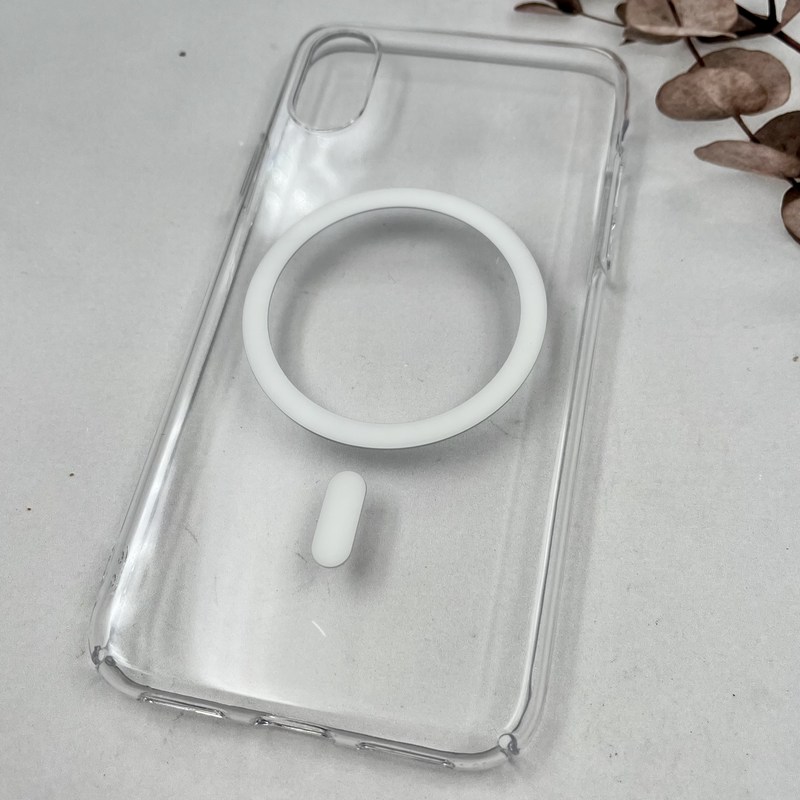 قاب گوشی iPhone X / iPhone XS آیفون Slim Case شفاف مگ سیف Magsafe اورجینال سفید کد 32481 - Image 2