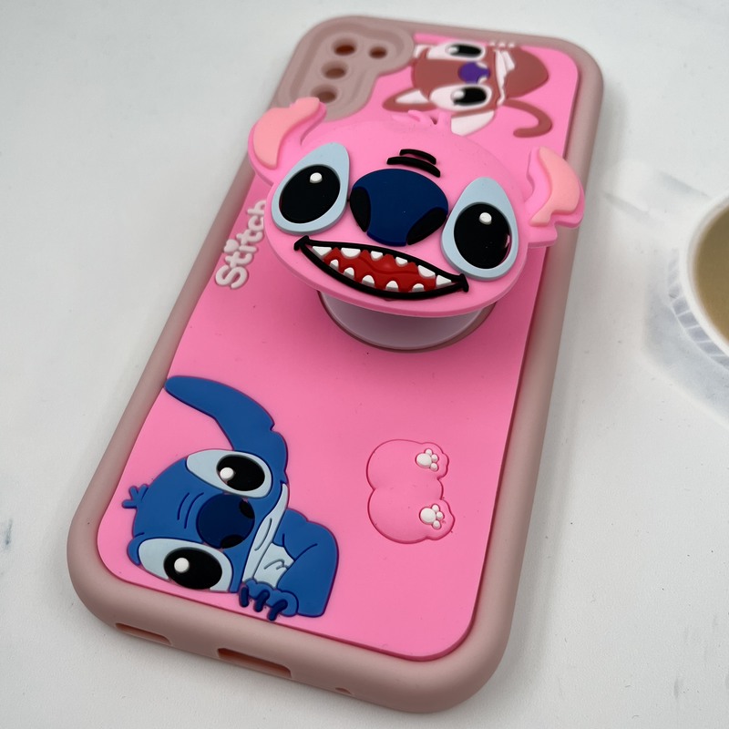 قاب گوشی Galaxy A11 / Galaxy M11 سامسونگ Funny Case سیلیکونی پاپ سوکتی عروسکی برجسته طرح استیچ محافظ لنز دار کد 36146 - Image 2
