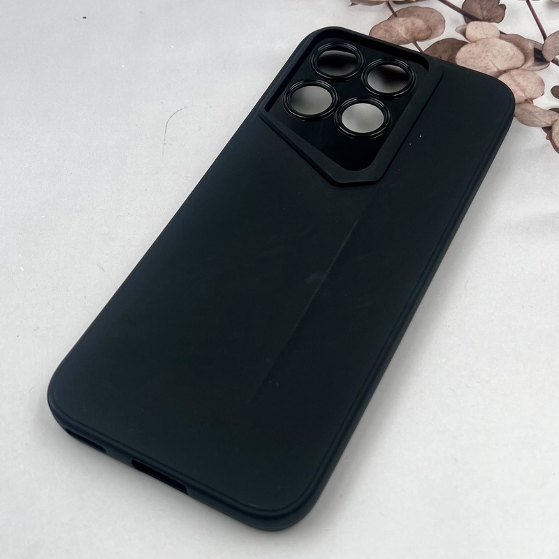 قاب گوشی Honor X8C آنر New Sport Design برجسته محافظ لنزدار مشکی کد 37137 - Image 2