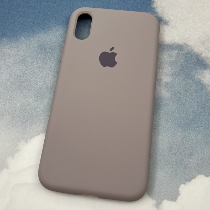 قاب گوشی iPhone X / iPhone XS آیفون سیلیکونی پاک کنی اورجینال داخل پارچه ای رنگ خاکی کد 46676 - Image 2