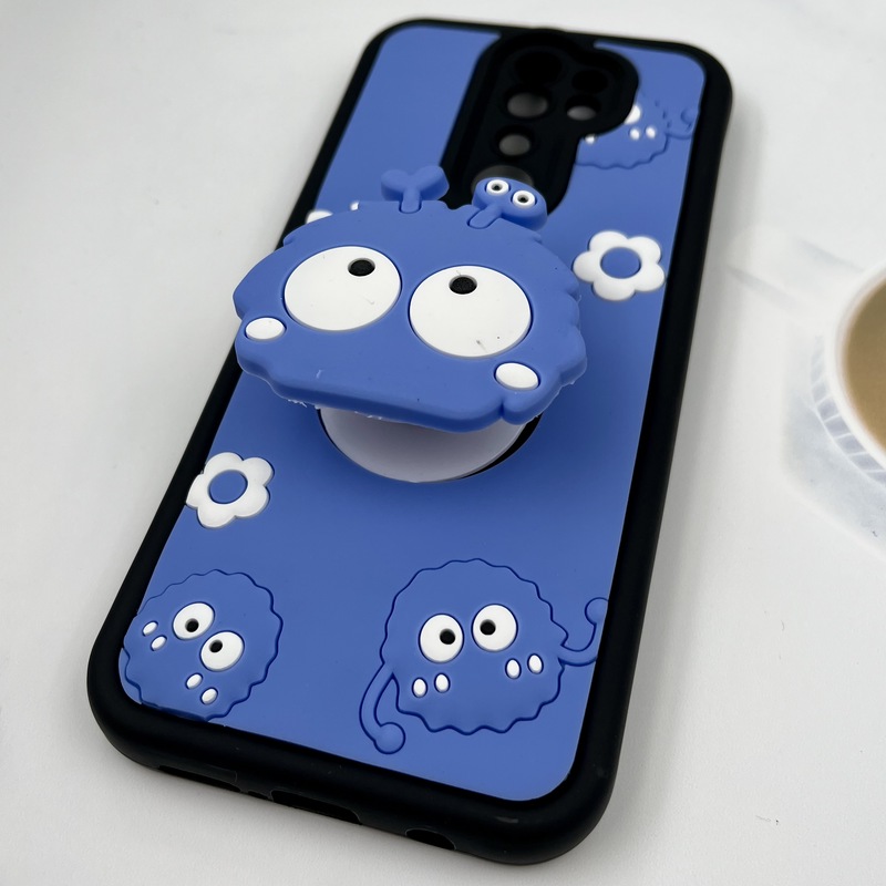 قاب گوشی Redmi Note 8 Pro شیائومی Funny Case سیلیکونی پاپ سوکتی عروسکی برجسته طرح هپل محافظ لنز دار کد 47016 - Image 2