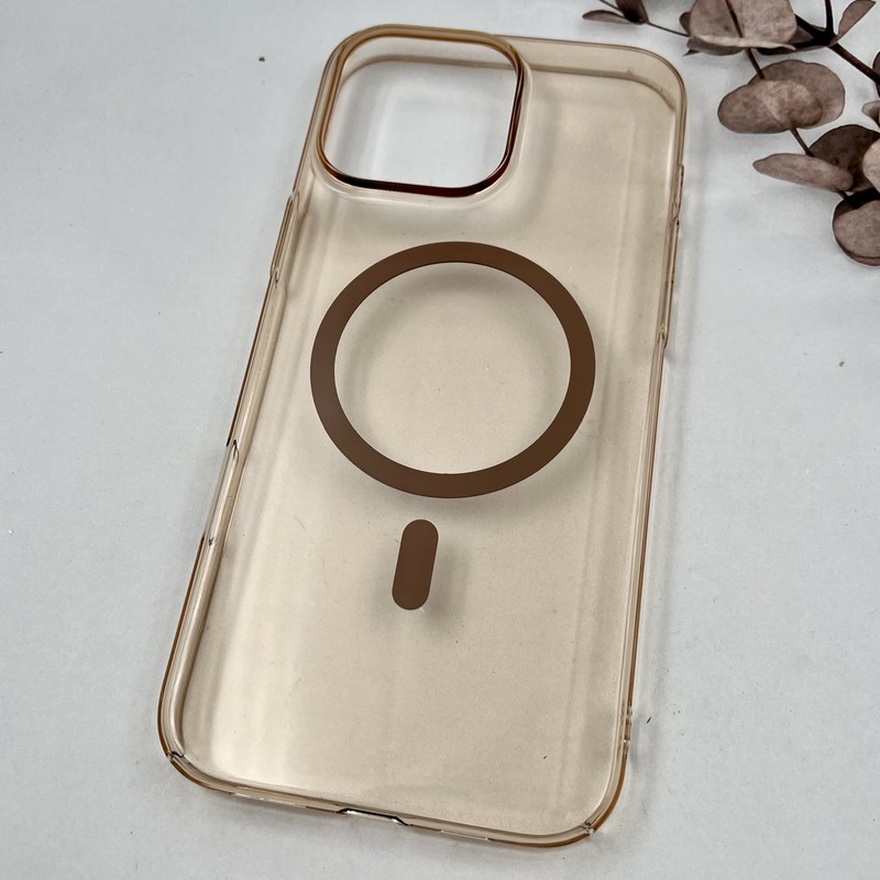 قاب گوشی iPhone 16 Pro Max آیفون Slim Case شفاف مگ سیف Magsafe اورجینال موکا کد 53573 - Image 2