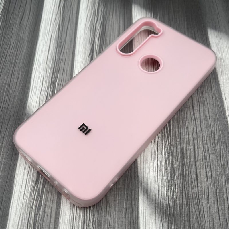 قاب گوشی Redmi Note 8 / Redmi Note 8 2021 شیائومی Pastel Case پاستلی لوگو دار ضد ضربه لنز برجسته گلبهی کد 58349 - Image 2