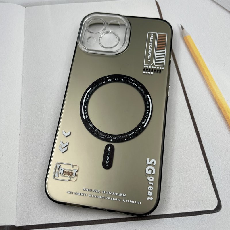 قاب گوشی iPhone 13 آیفون New So Cool اورجینال طرح مگ سیف Magsafe اسپرت RT محافظ لنز دار کرومی کد 63519 - Image 2
