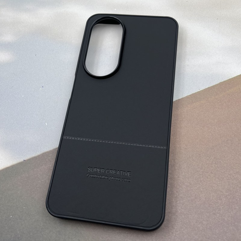 قاب گوشی Honor X7B آنر چرمی دور سیلیکونی SUPER CREATIVE کلاسیک طرح دوخت مشکی کد 76999 - Image 2