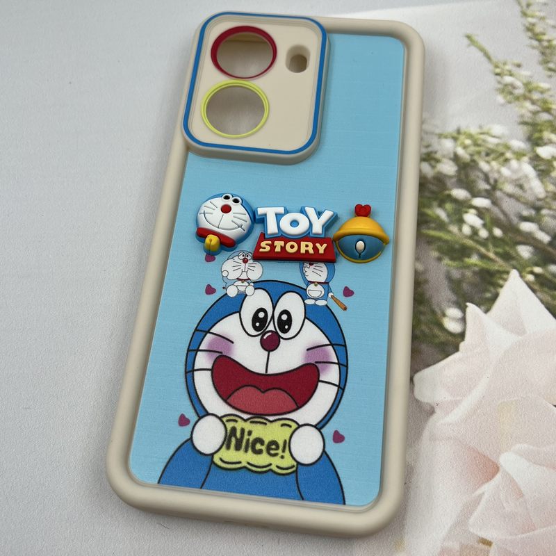 قاب گوشی Poco X7 Pro شیائومی سیلیکونی Toy Case ضد ضربه عروسکی برجسته فانتزی محافظ لنز دار طرح کارتونی کد 864007 - Image 2