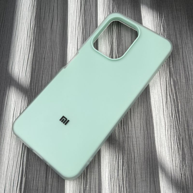 قاب گوشی Redmi 13C / Poco C65 شیائومی Pastel Case پاستلی لوگو دار ضد ضربه لنز برجسته سبزآبی کد 92533 - Image 2