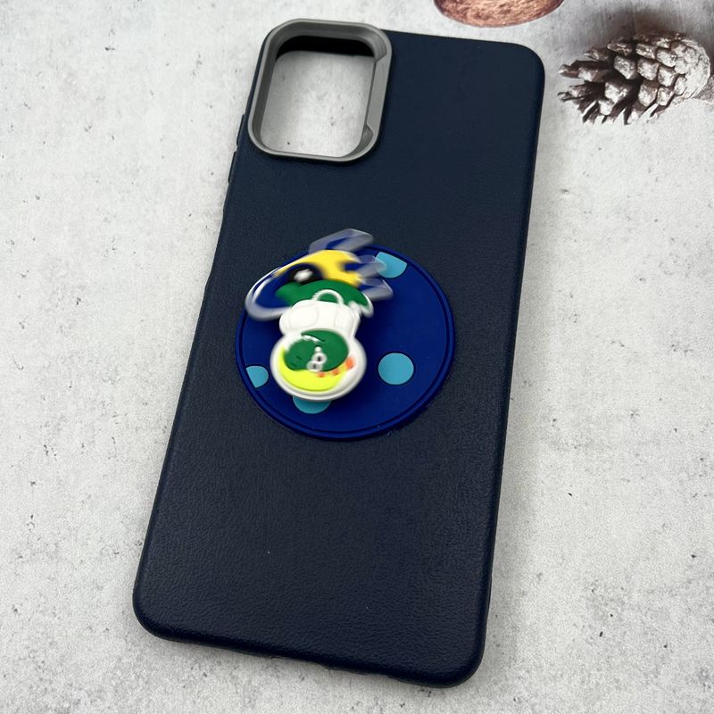 قاب گوشی Galaxy A06 سامسونگ سیلیکونی Spinner Case اسپینری فیجت عروسکی برجسته سرمه ای کد 98246 - Image 2
