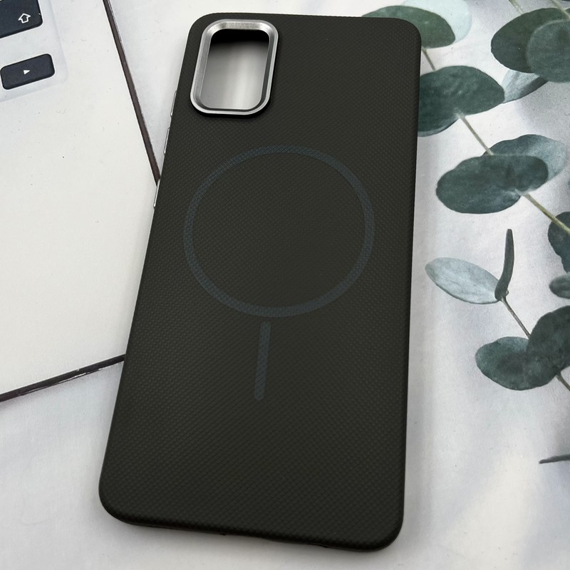 قاب گوشی Galaxy A51 سامسونگ Silicon Case سیلیکونی طرح مگ سیف Magsafe لنز کروم سوزنی تیتانیوم کد 11938 - Image 2
