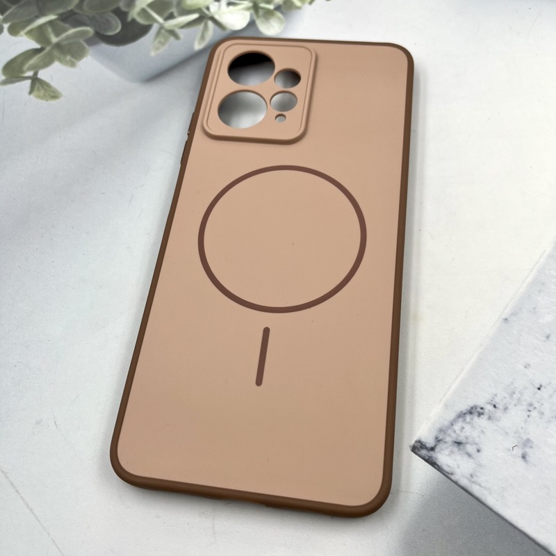 قاب گوشی Redmi Note 12 4G شیائومی سیلیکونی Soft Case پاستلی طرح مگ سیف Magsafe محافظ لنز دار موکا کد 126654 - Image 2