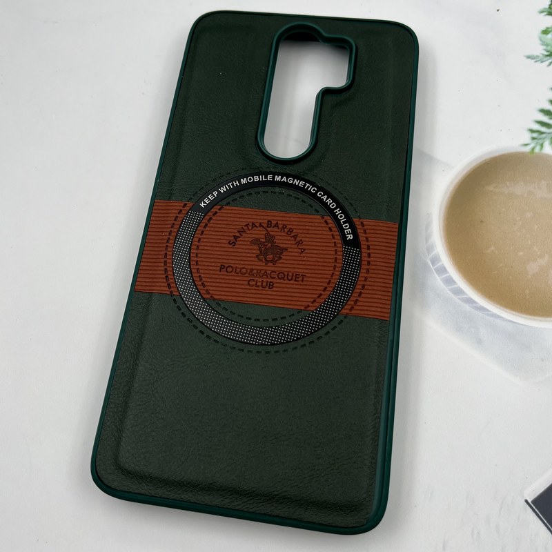 قاب گوشی Redmi Note 8 Pro شیائومی چرم کلاسیک Polo Santa Barbara پولو مگ سیف Magsafe اورجینال سبز کد 264434 - Image 2