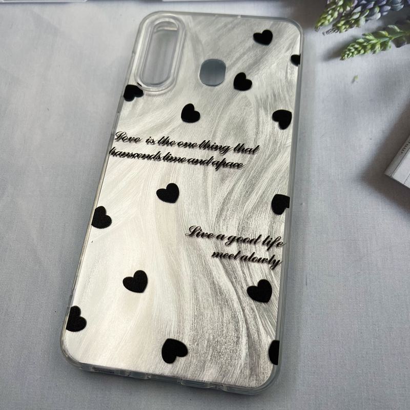 قاب گوشی Galaxy A20 / A30 سامسونگ Luxury Case ایربگ دار براش طرح قلب لنز برجسته کد 345718 - Image 2