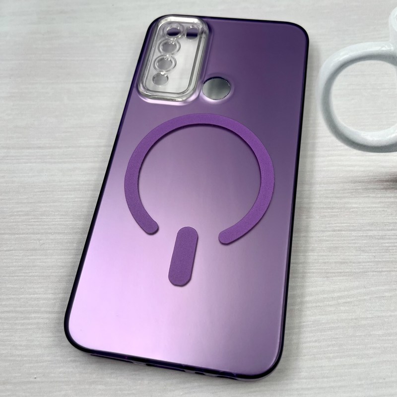 قاب گوشی Redmi Note 8 / Redmi Note 8 2021 شیائومی So Cool اورجینال طرح مگ سیف Magsafe اسپرت بنفش محافظ لنز دار کد 40414 - Image 2