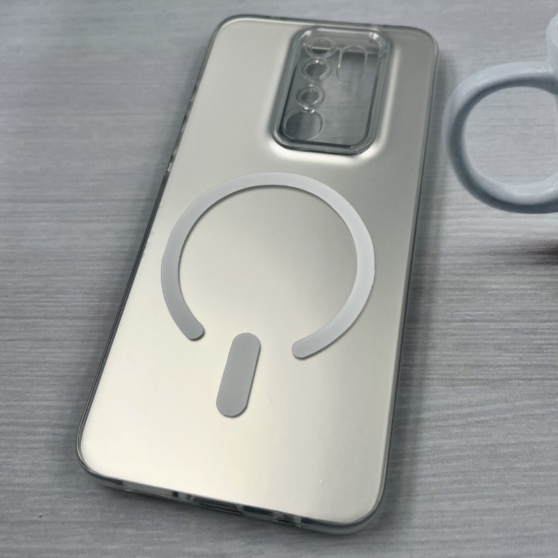 قاب گوشی Redmi Note 8 Pro شیائومی So Cool اورجینال طرح مگ سیف Magsafe اسپرت نقره ای محافظ لنز دار کد 45286 - Image 2