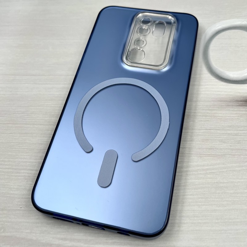 قاب گوشی Redmi Note 8 Pro شیائومی So Cool اورجینال طرح مگ سیف Magsafe اسپرت آبی محافظ لنز دار کد 55733 - Image 2