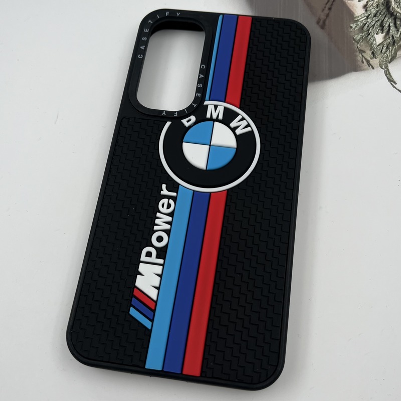 قاب گوشی Galaxy S23 FE سامسونگ سیلیکونی CASETIFY طرح برجسته BMW مشکی کد 735952 - Image 2