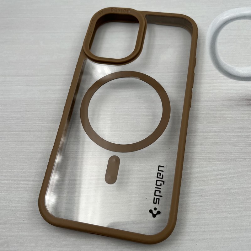 قاب گوشی iPhone 16 آیفون اورجینال Spigen شفاف مگ سیف Better By Design MagSafe اورجینال موکا کد 760029 - Image 2