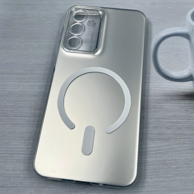قاب گوشی Galaxy A16 سامسونگ So Cool اورجینال طرح مگ سیف Magsafe اسپرت نقره ای محافظ لنز دار کد 88367 - Image 2