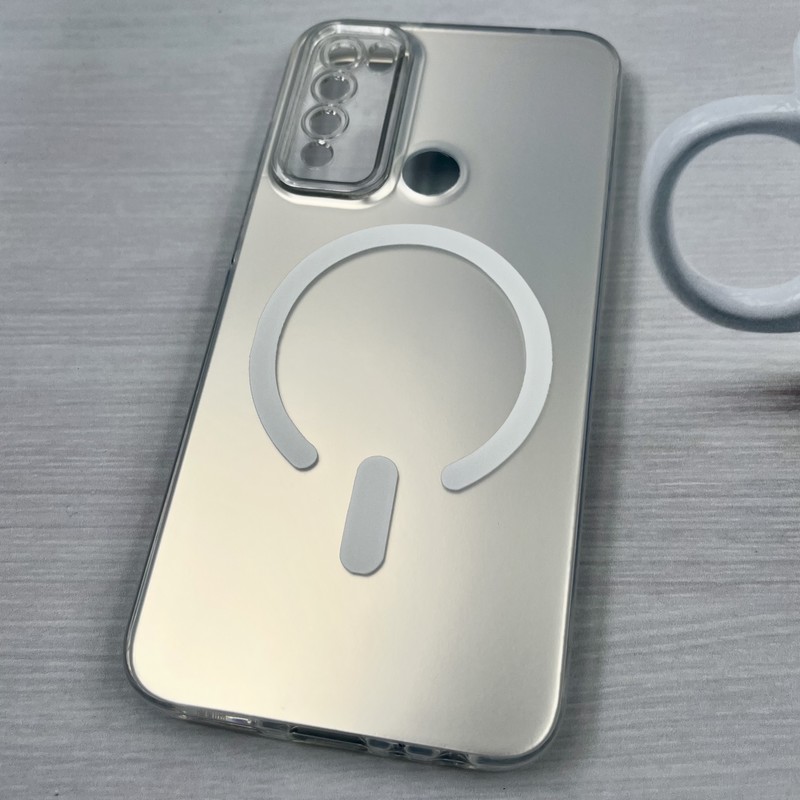 قاب گوشی Redmi Note 8 / Redmi Note 8 2021 شیائومی So Cool اورجینال طرح مگ سیف Magsafe اسپرت نقره ای محافظ لنز دار کد 95036 - Image 2