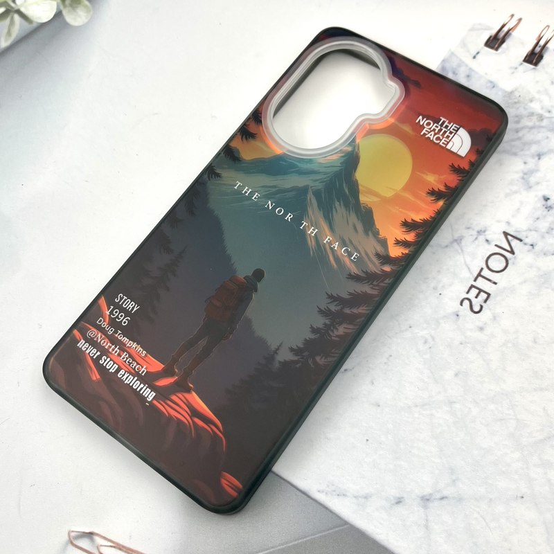 قاب گوشی Poco X7 Pro شیائومی Discolor Case اسپرت ضد ضربه محافظ لنز برجسته طرح The North Face کد 28732 - Image 2