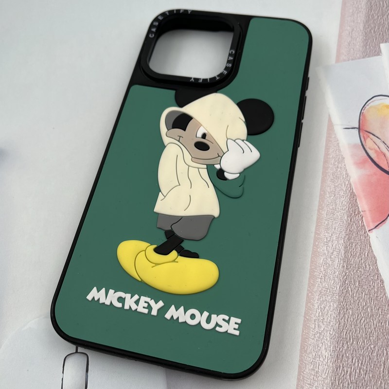 قاب گوشی iPhone 15 Pro Max آیفون سیلیکونی CASETIFY طرح برجسته میکی موس کد 460364 - Image 2