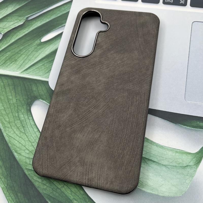 قاب گوشی Galaxy S24 FE سامسونگ چرمی داخل پاچه ای Polo Santa Barbara اورجینال کلاسیک لنز Metal تیتانیوم کد 510155 - Image 2