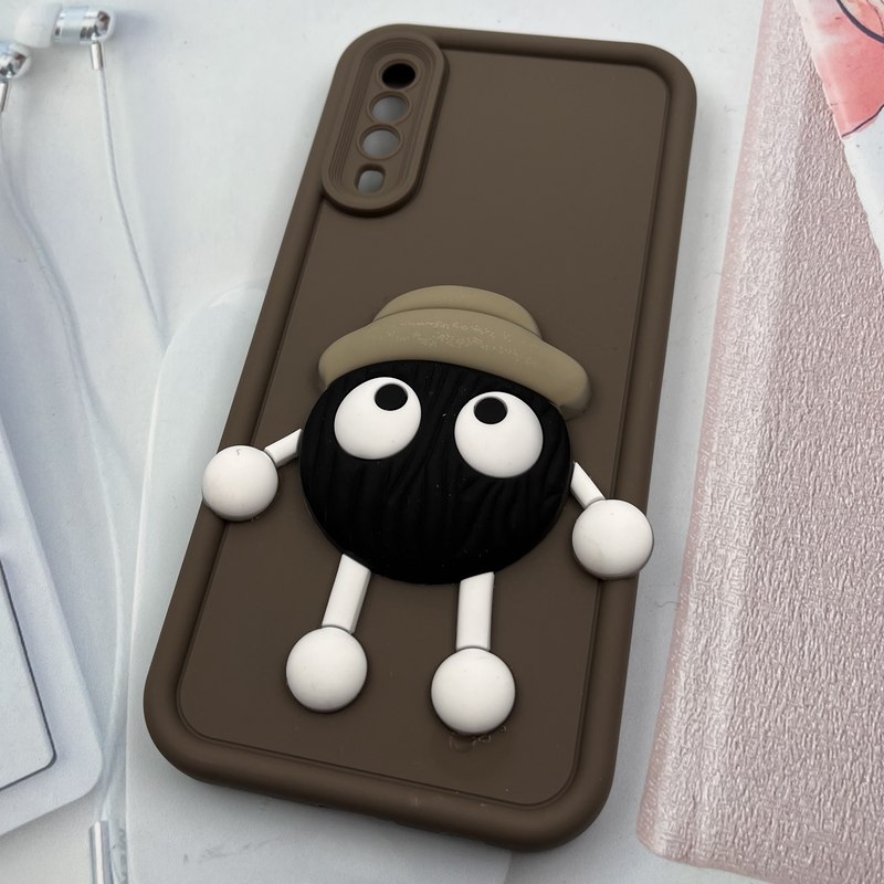 قاب گوشی Galaxy A30S / Galaxy A50S / Galaxy A50 سامسونگ Cute Case عروسکی برجسته چراغدار ضد ضربه قهوه ای هپل کد 62743 - Image 2