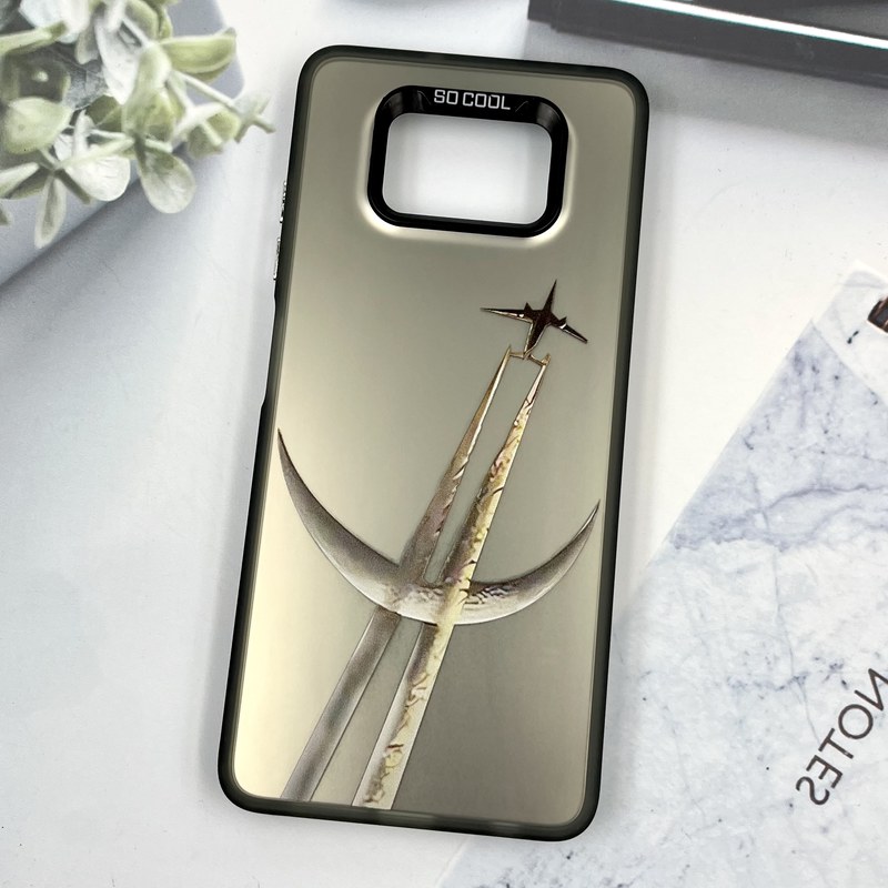 قاب گوشی Poco X3 / Poco X3 NFC / Poco X3 Pro شیائومی New So Cool اورجینال کروم لنز برجسته طرح Moon Fly کد 654200 - Image 2