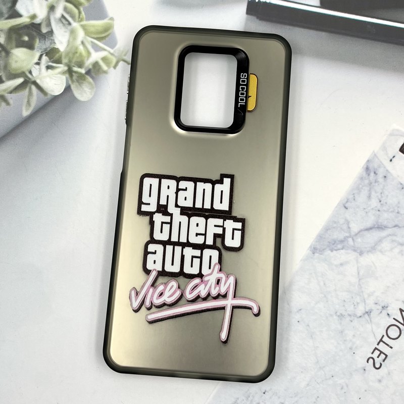 قاب گوشی Redmi Note 9S / Redmi Note 9 Pro شیائومی New So Cool اورجینال کروم لنز برجسته طرح GTA کد 734789 - Image 2