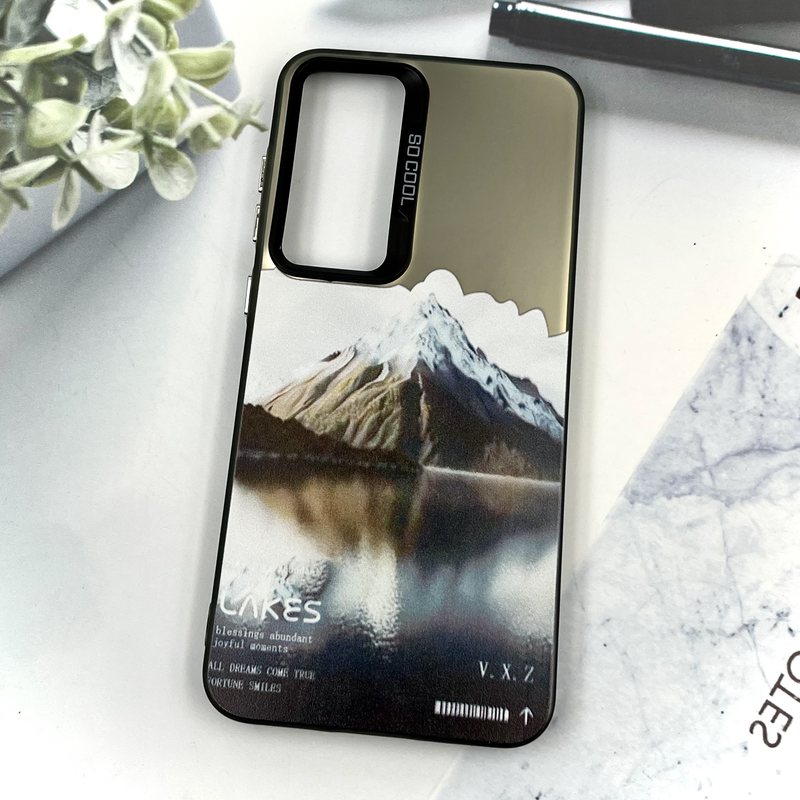 قاب گوشی Galaxy S24 FE سامسونگ New So Cool اورجینال کروم لنز برجسته طرح Mountain کوه کد 819695 - Image 2